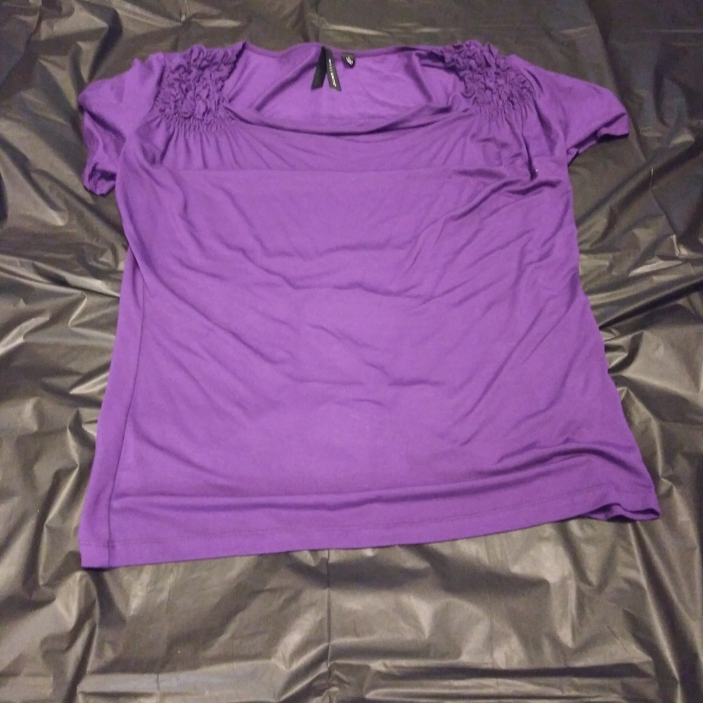Willi Smith purple short Sleeve top L